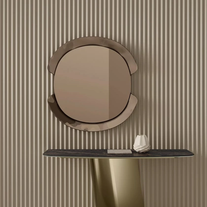 Mobile ingresso Kimono Consolle con top in SuperMarmo di Bontempi