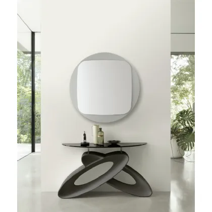 Mobile ingresso consolle Eclipse con top in vetro di Target Point