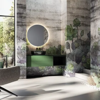 Carta da parati November Green di Instabilelab