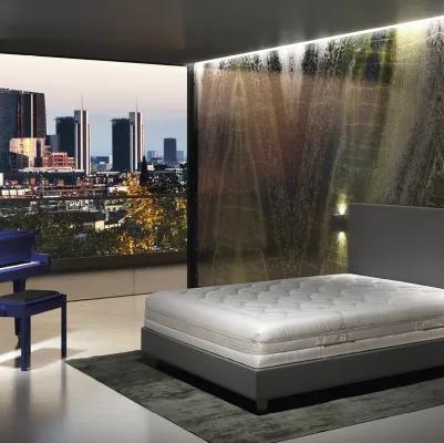 Materasso accogliente medio Sole Soft in Memory Foam e Water Foam di Ideariposo