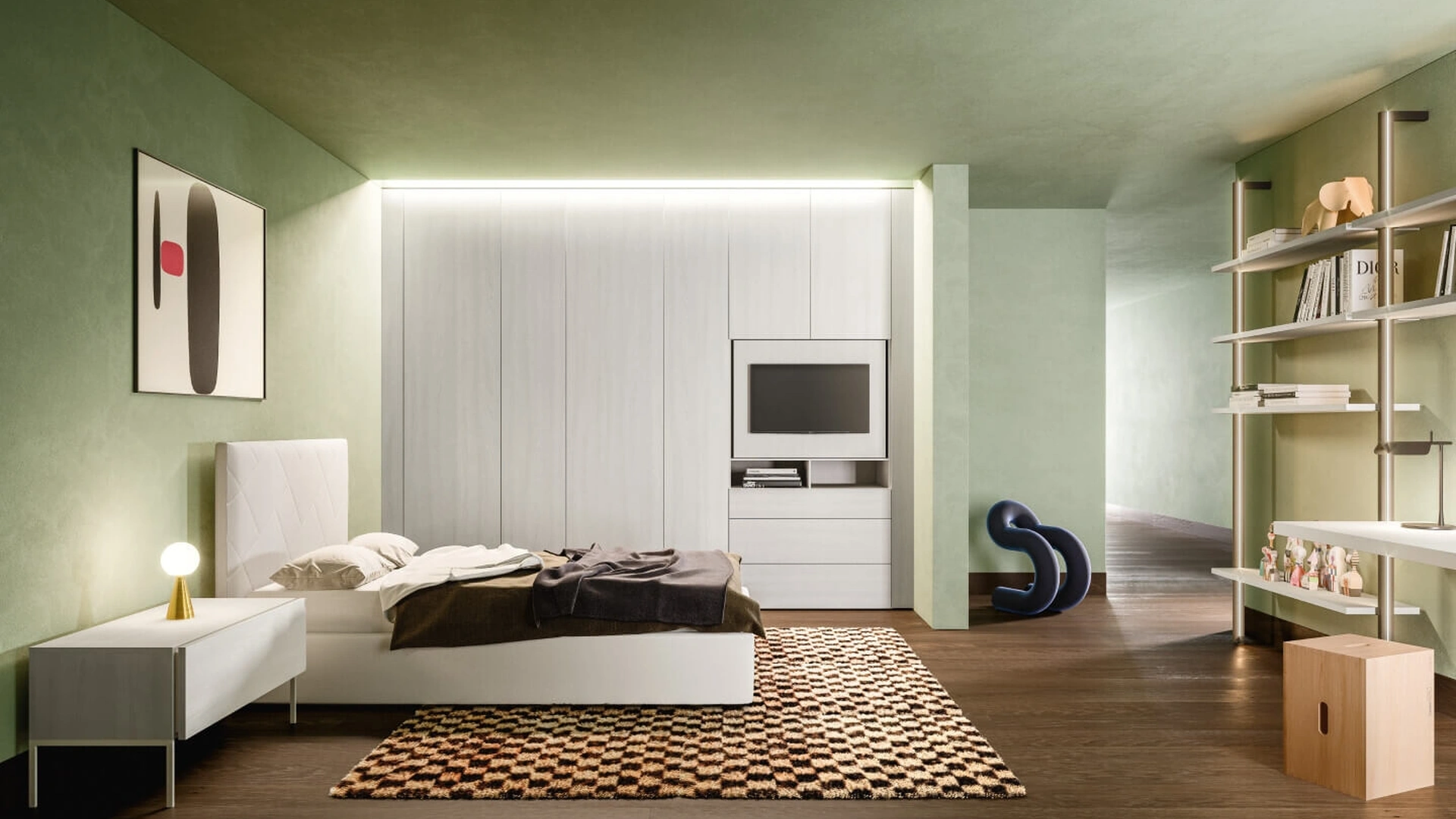 Armadio battente Alterna SM2009 di Zalf