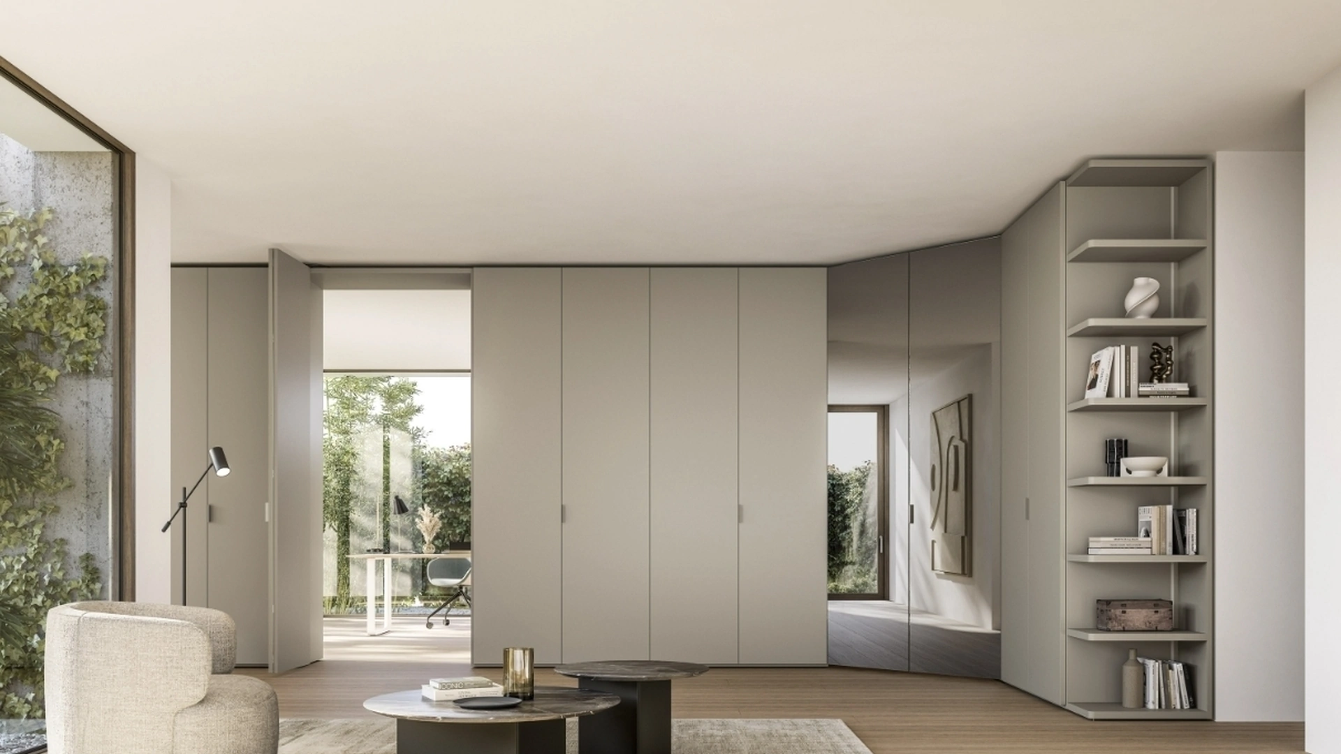 Armadio Angolare Anta Nexta di Sangiacomo