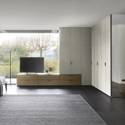 Armadio angolare Collage di Sangiacomo