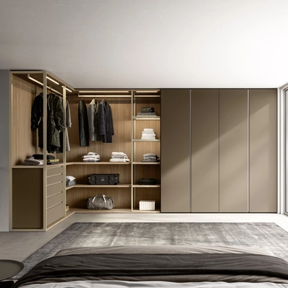 Armadio angolare Tape di Sangiacomo