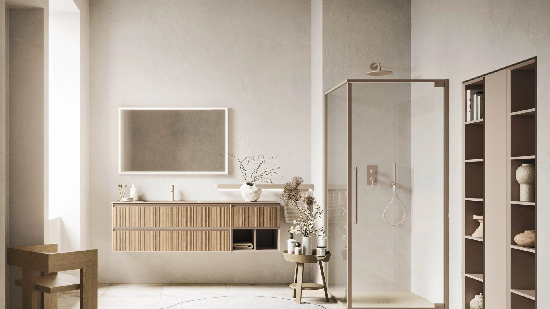 Mobile da Bagno sospeso Absolute 45 in Rovere di Arbi