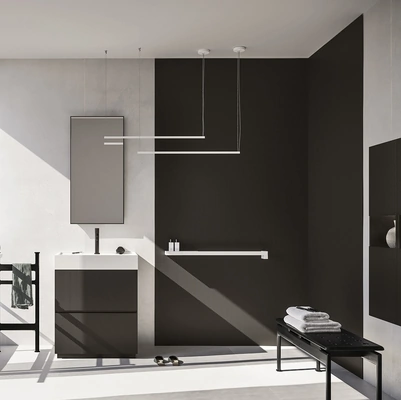 Mobile da Bagno a terra Code 03 in laccato di Arbi