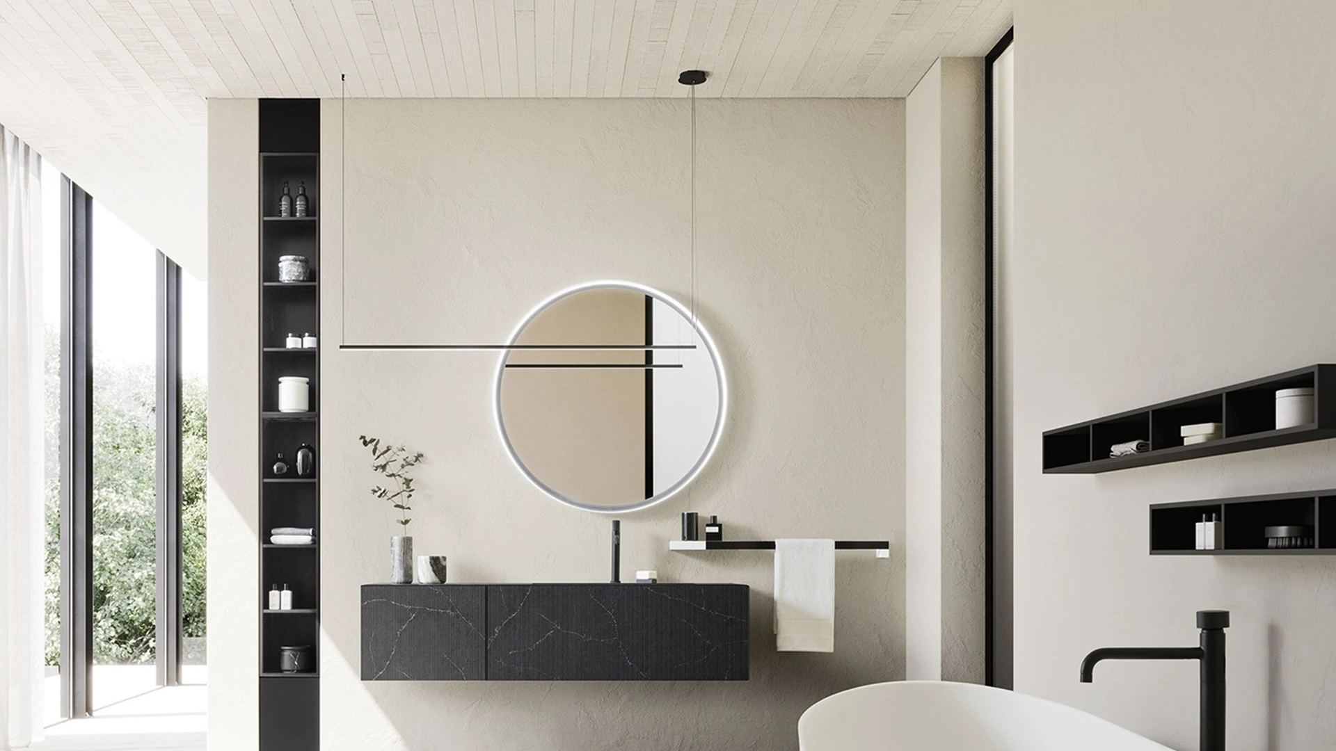 Mobile da Bagno sospeso Luxor 07 di Arbi