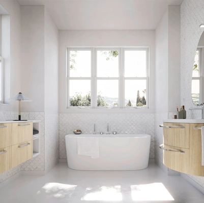 Mobile da Bagno Ho-me plus curvo 59 di Arbi