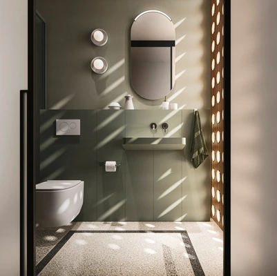 Mobile da Bagno a terra salvaspazio Over 02 di Arbi