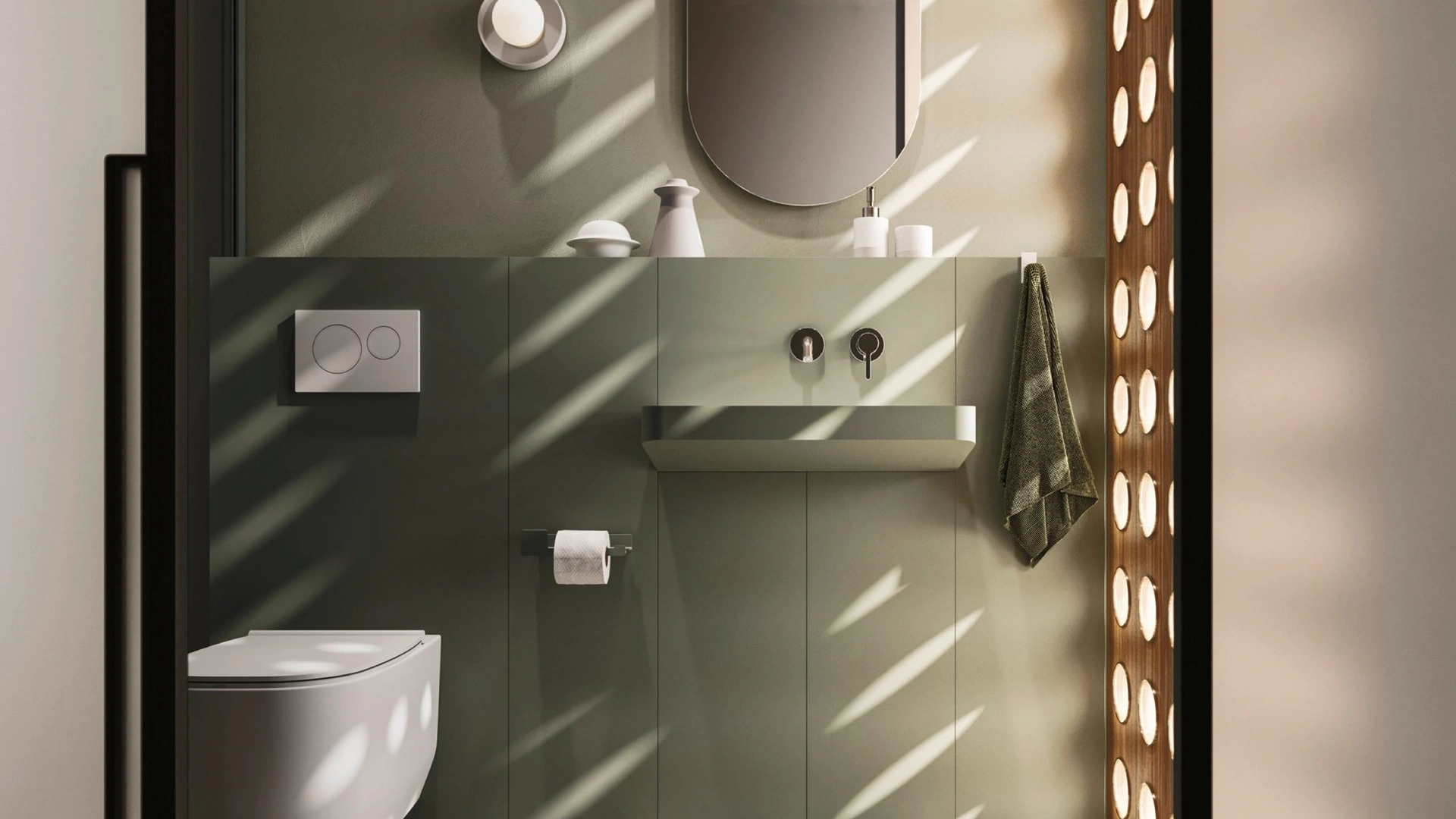 Mobile da Bagno a terra salvaspazio Over 02 di Arbi