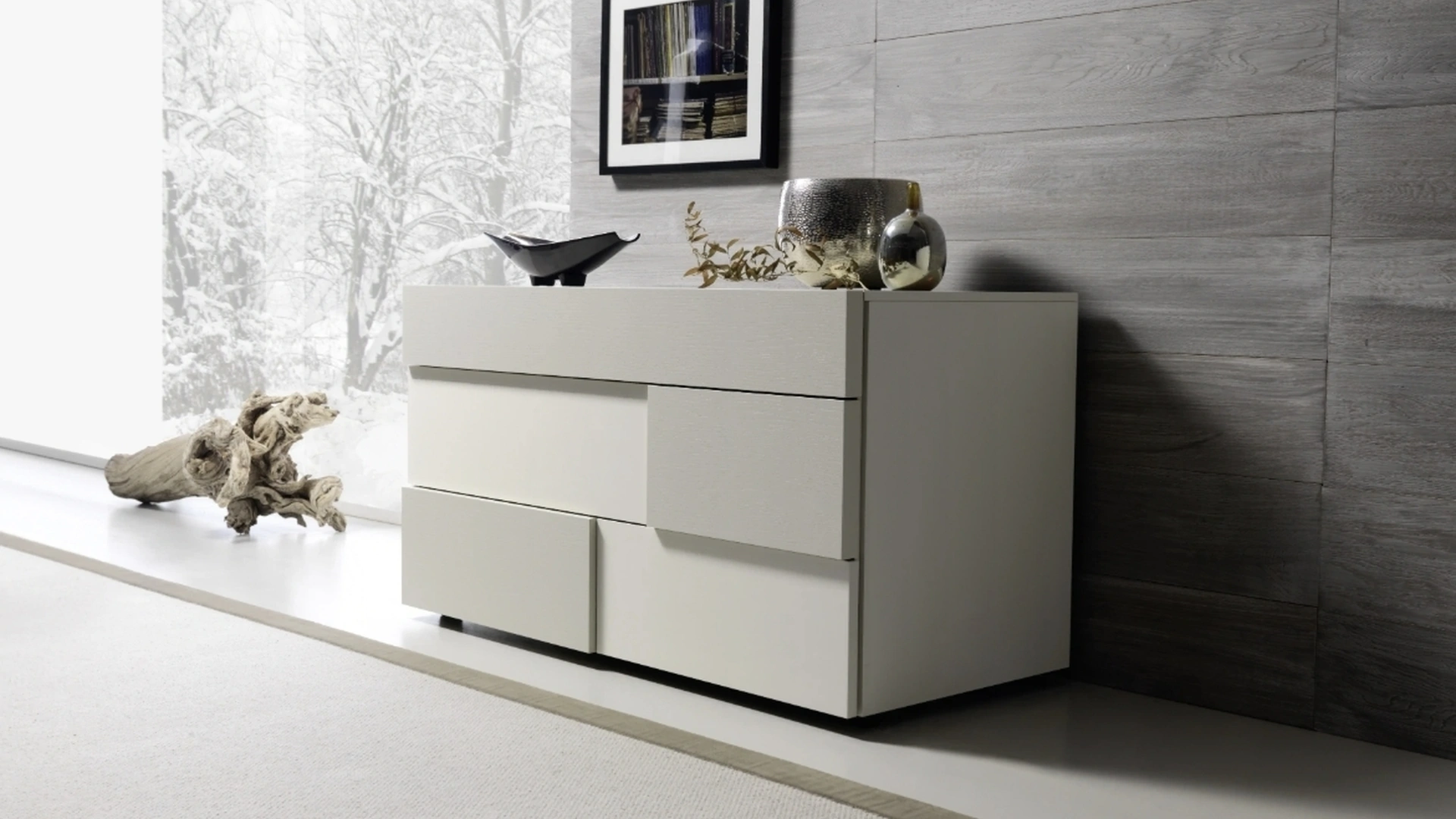 Comò Insieme in laccato di Sangiacomo