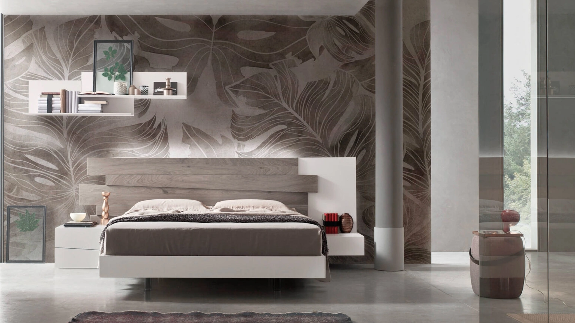 Letto in legno Scudo di Maronese