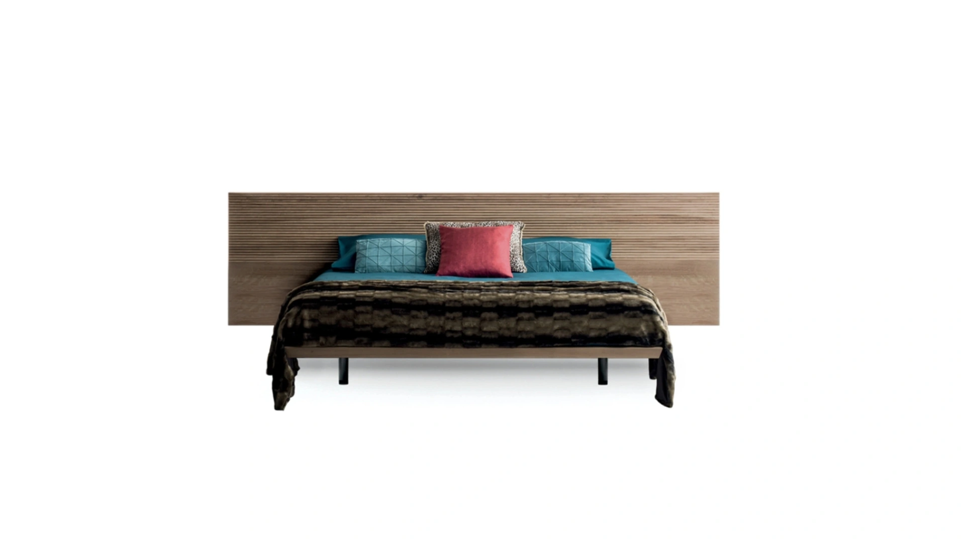Letto Zen con testiera effetto sospesa di Devina Nais