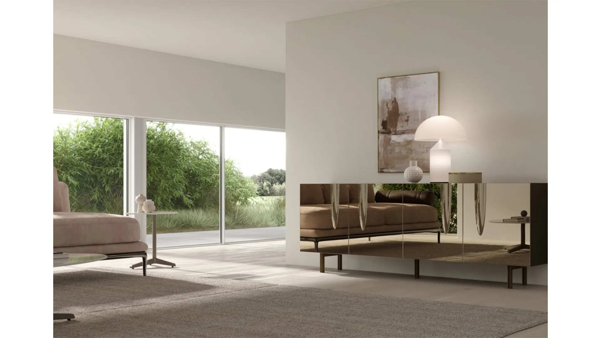 Madia Aura 220 in vetro a specchio di Target Point