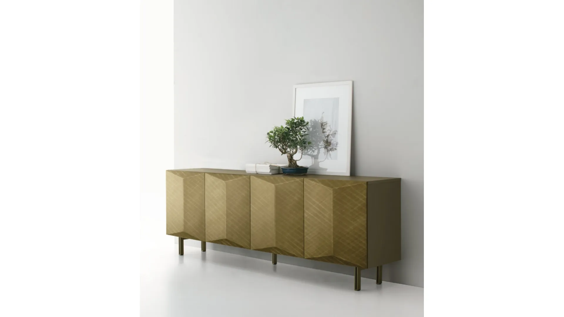 Madia Dalia 220 in laccato spazzolato di Target Point