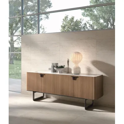 Madia Pandora in materico rovere cognac di Tomasella