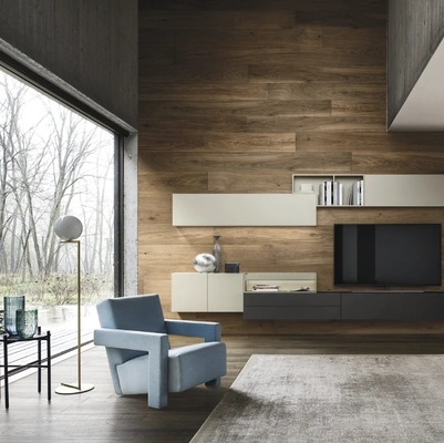 Parete Attrezzata Lampo 019 di Sangiacomo