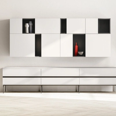 Parete Attrezzata SpaceMakers day Grip di Zalf