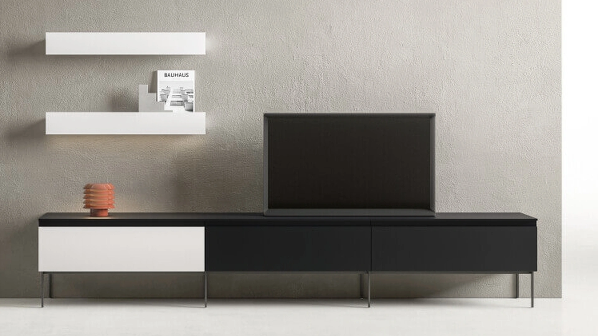 Parete Attrezzata SpaceMakers day Grip di Zalf