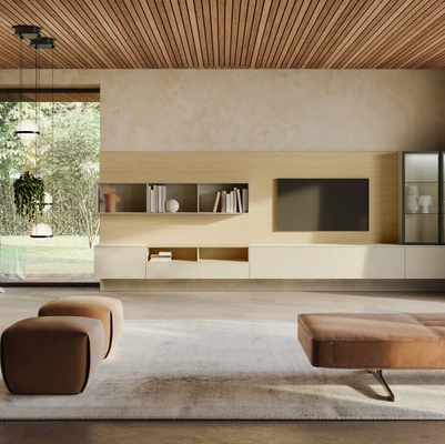 Parete Attrezzata SpaceMakers day SM2521 di Zalf