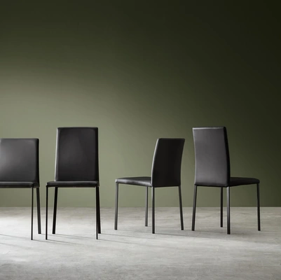 Sedia Giulia in ecopelle di Maronese