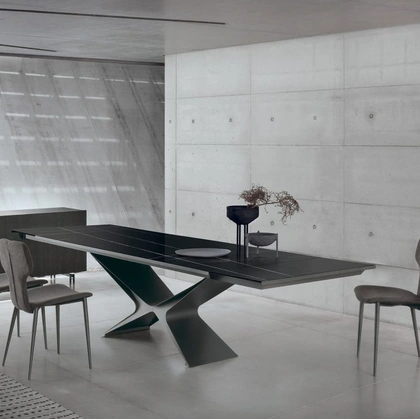 Tavolo allungabile Baltik Glass Decor di Sedit