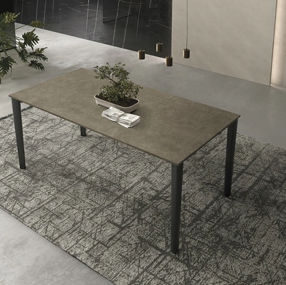 Tavolo fisso Yago in ceramica fokos terra di Sedit