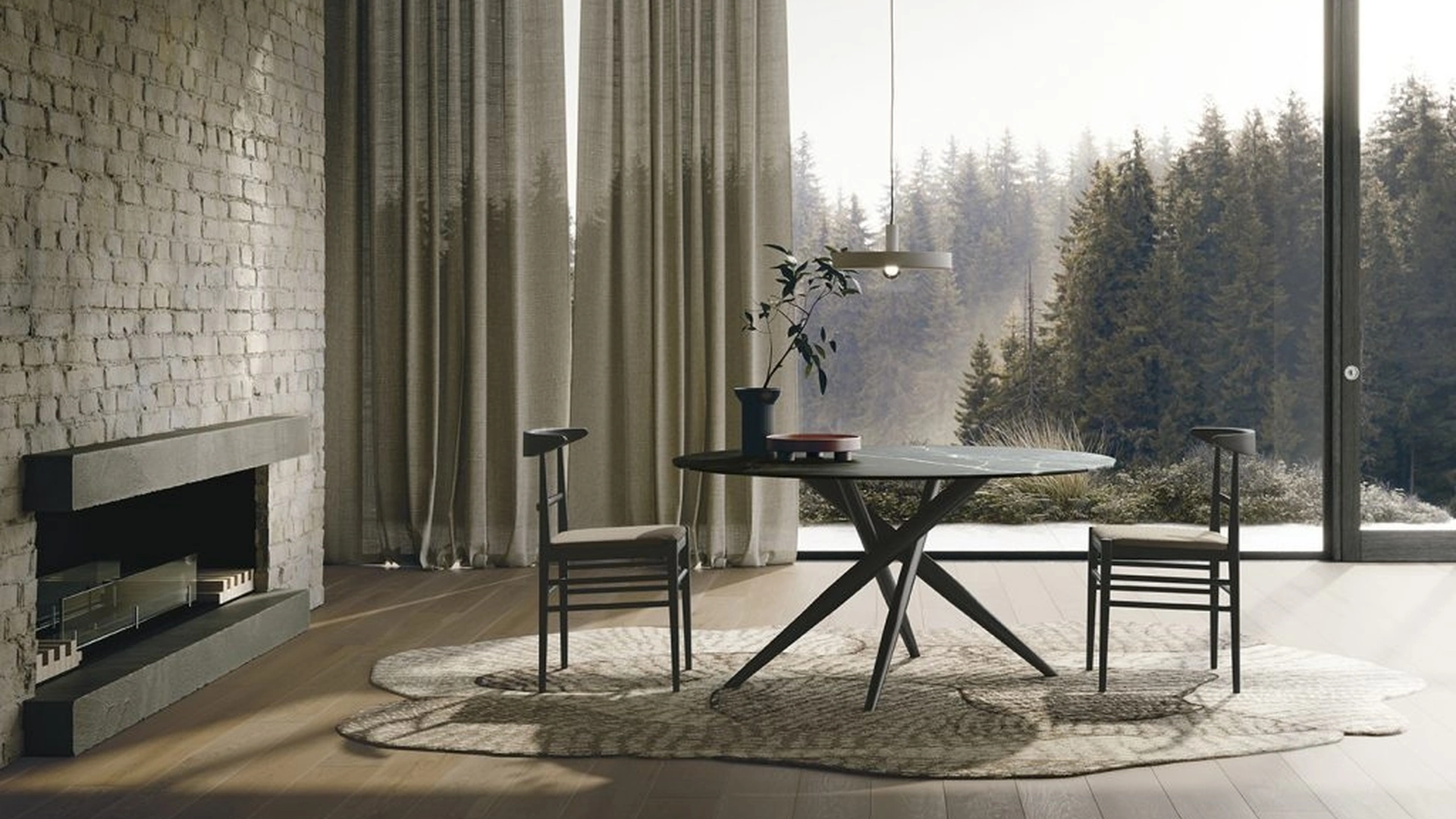 Tavolo allungabile Tiffany Round di Sedit