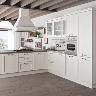Cucina Classica Aurea con penisola di Creo