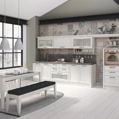 Cucina Classica Aurea lineare di Creo