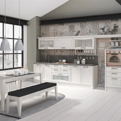 Cucina Classica Aurea lineare di Creo