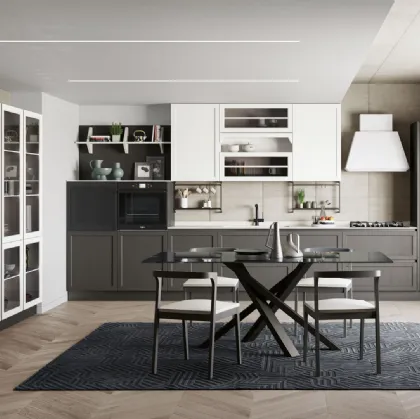 Cucina Classica Contempo lineare di Creo