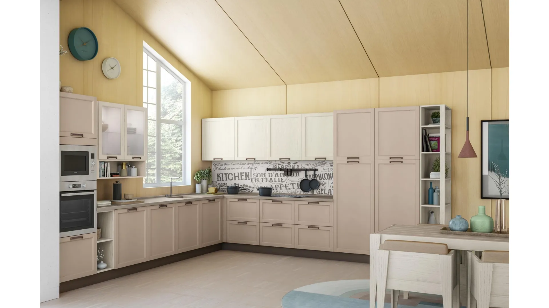 Cucina Classica Contempo angolare di Creo
