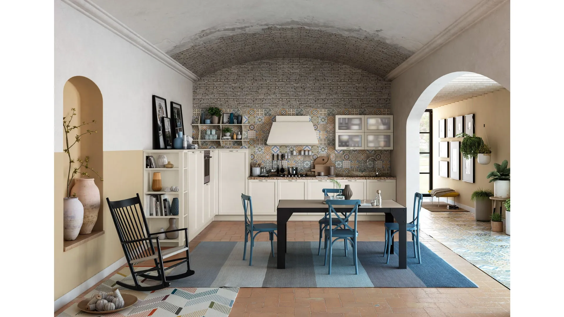 Cucina Classica Contempo angolare di Creo