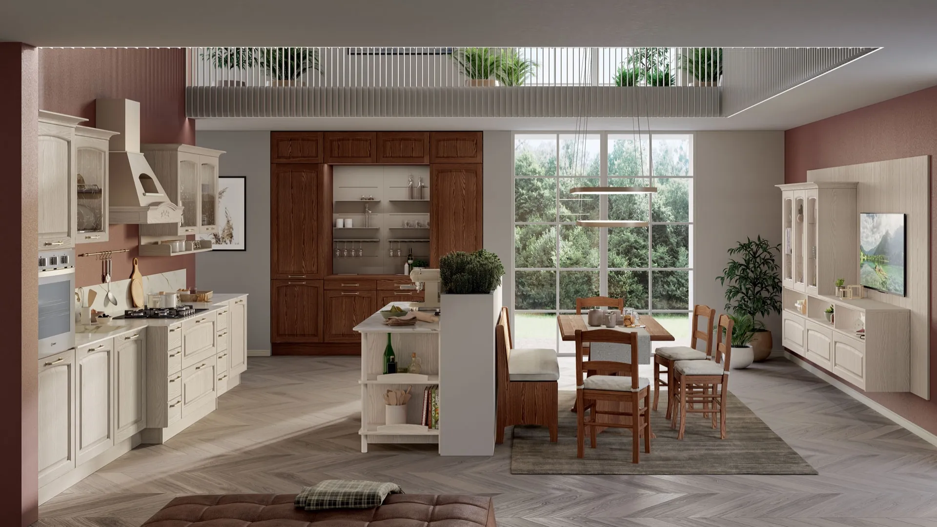 Cucina Classica Grace angolare di Creo