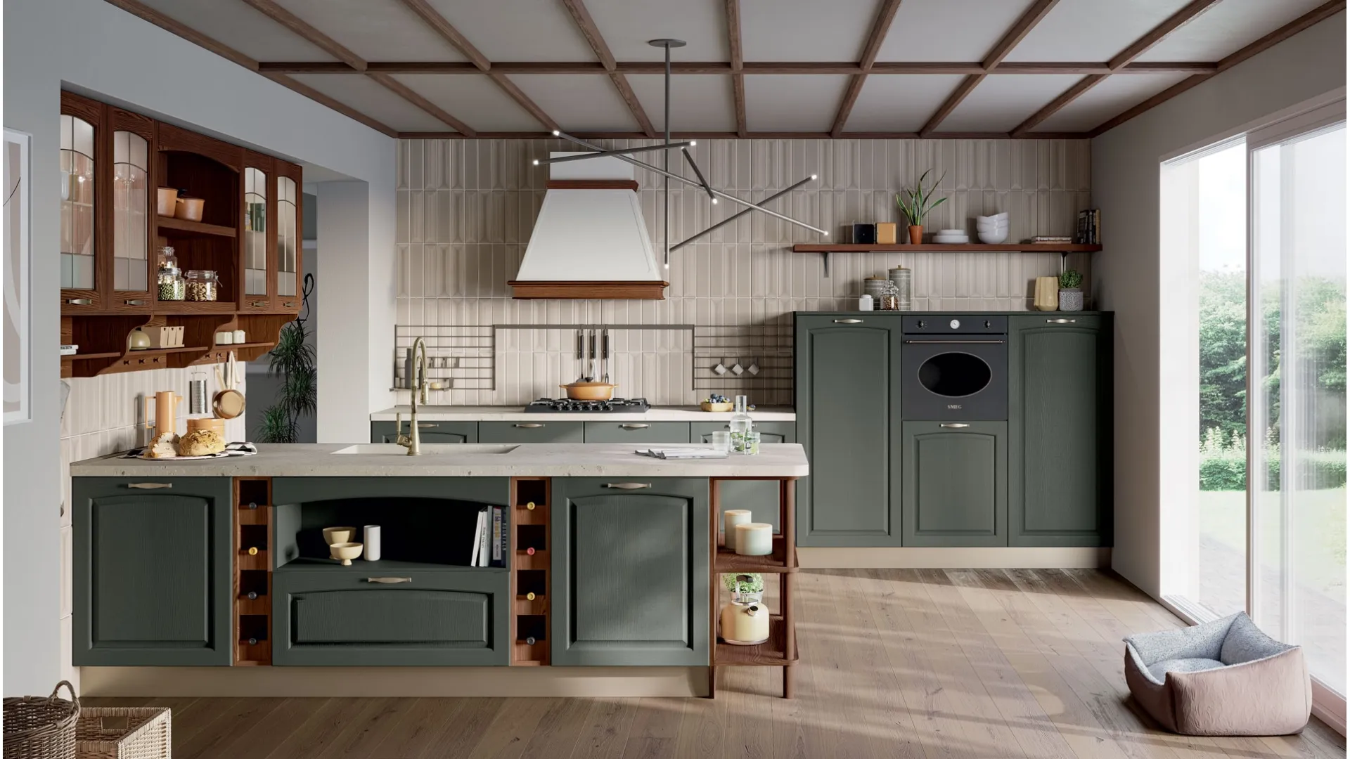Cucina Classica Grace-con-penisola Creo