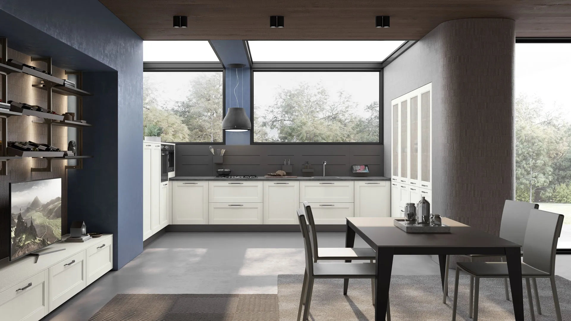 Cucina Classica Iris angolare di Creo