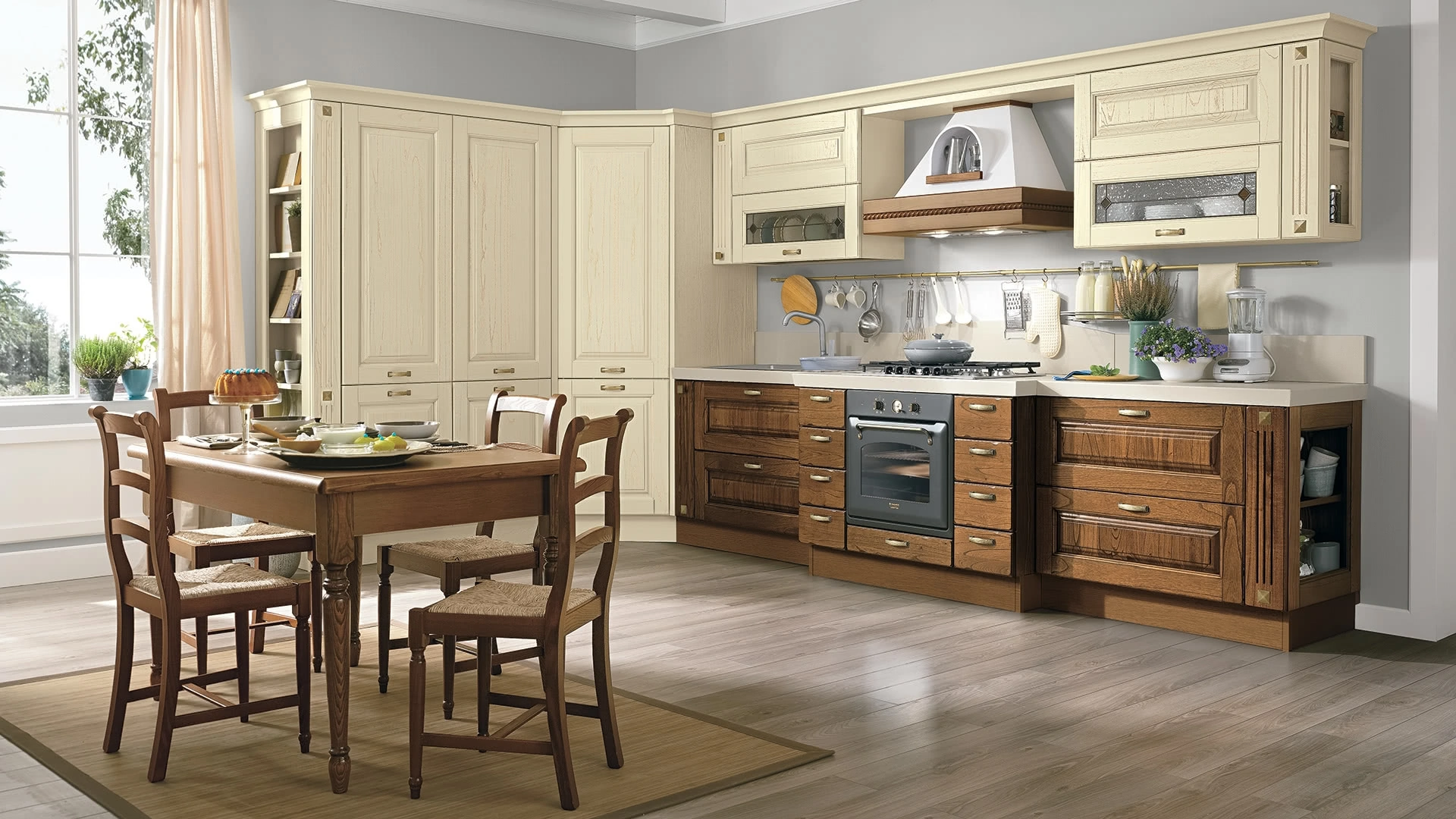 Cucina Classica angolare Laura 06 di Lube