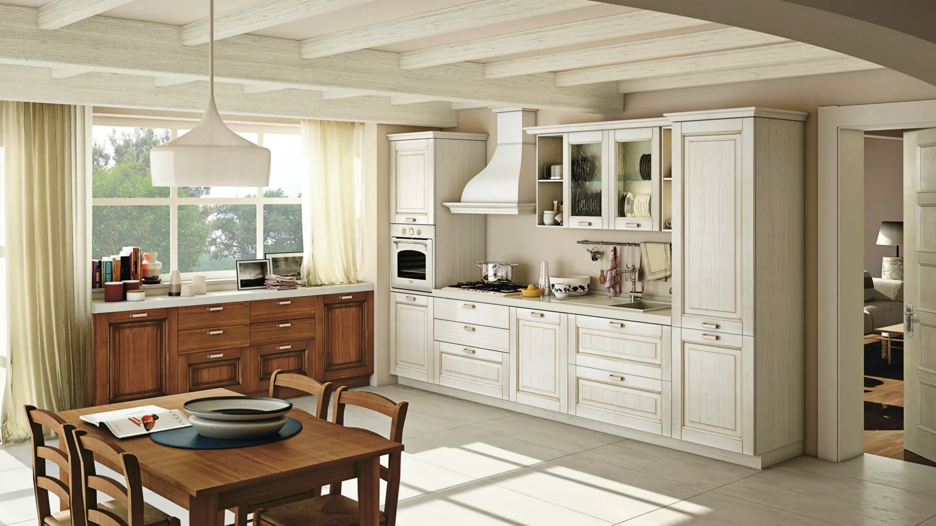 Cucina Classica Oprah angolare di Creo