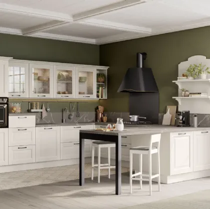 Cucina Classica Oprah con penisola di Creo