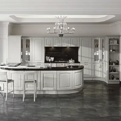 Cucina Classica con penisola Veronica 02 di Lube