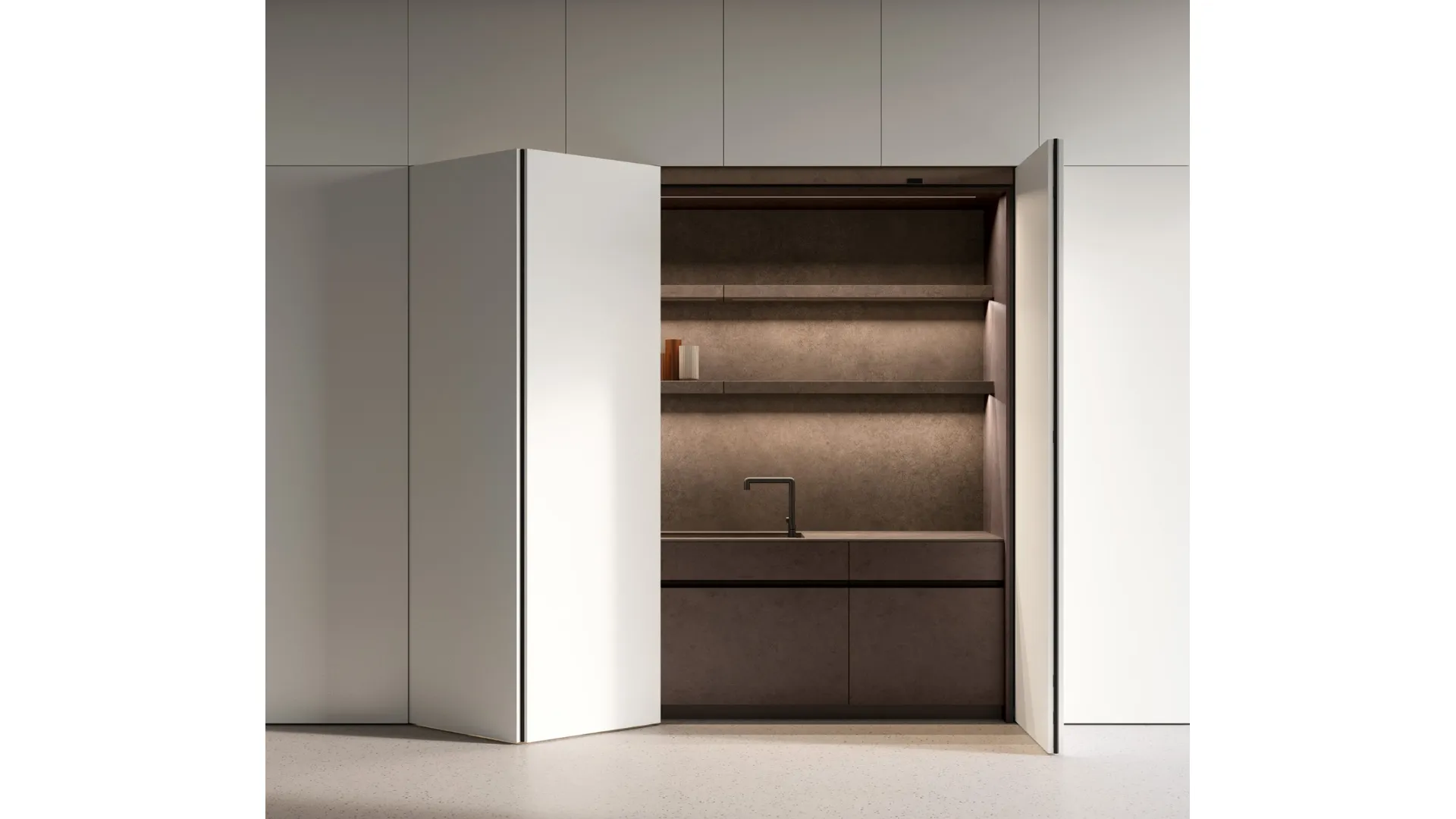 Cucina Design lineare Lain Project 3 di Euromobil