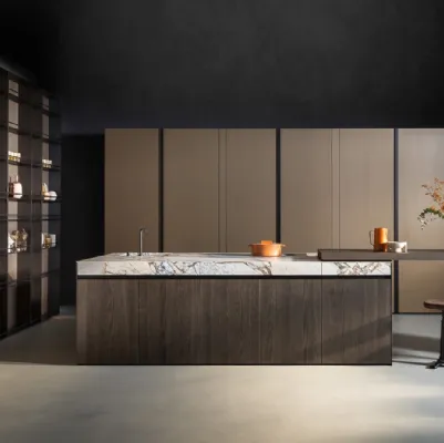 Cucina Design con isola Sei Project 1 di Euromobil