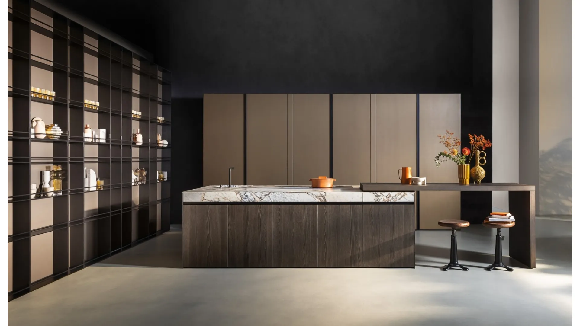 Cucina Design con isola Sei Project 1 di Euromobil