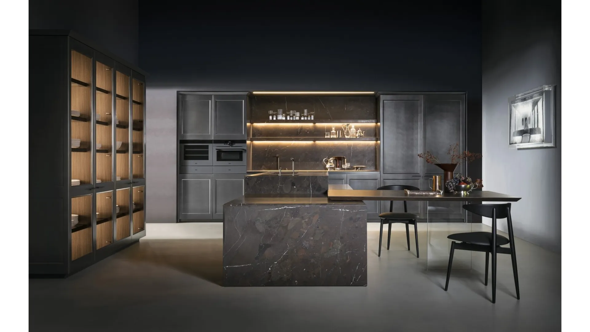 Cucina Design con isola Telero Project 2 di Euromobil