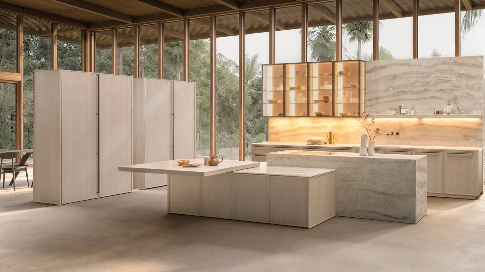 Cucina Design con isola Margo di Euromobil