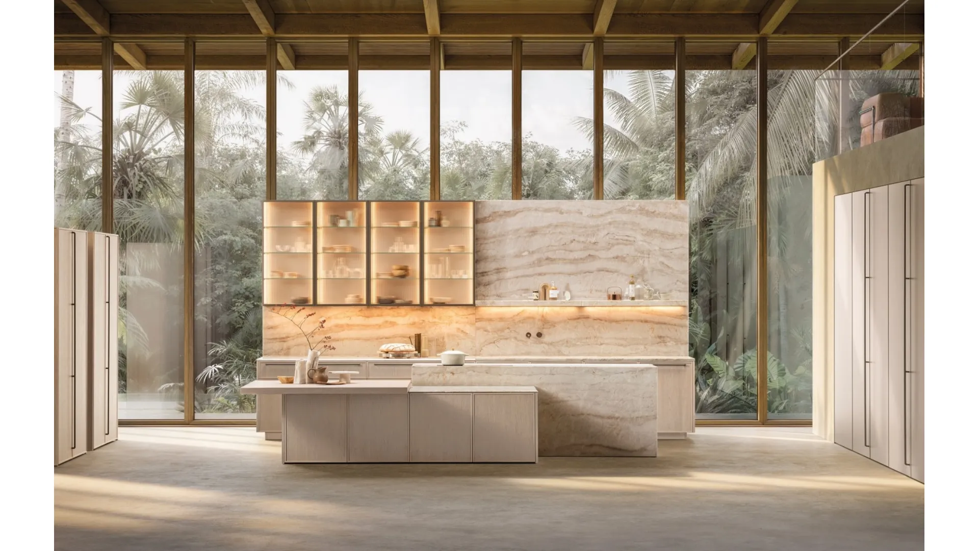 Cucina Design con isola Margo di Euromobil