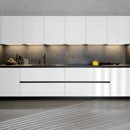 Cucina Design angolare Telero Project 7 di Euromobil