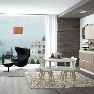 Cucina Moderna Ank lineare di Creo