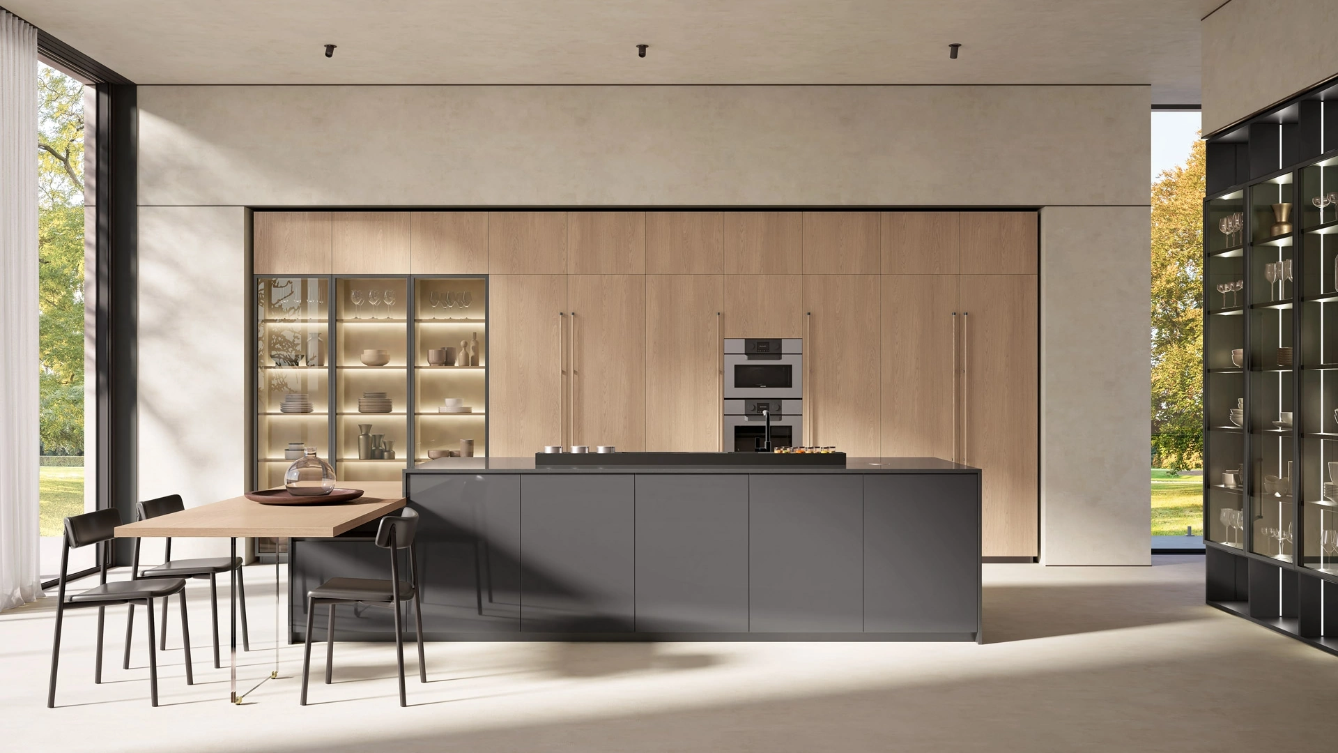 Cucina Moderna con isola Brera 05 di Lube